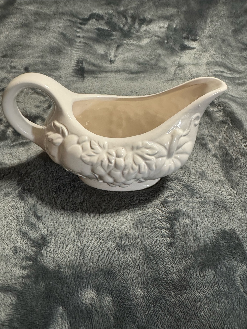 Tabletops Gallery Ceramic Gravy Boat- Harvest